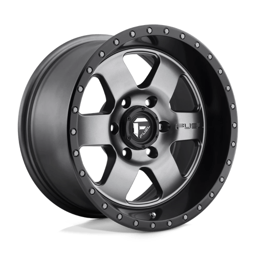 Fuel Offroad D619 PODIUM Matte Gunmetal Black Bead Ring 18x9 +1 5x127mm 78.1mm