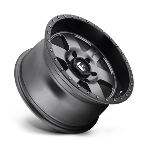 Fuel Offroad D619 PODIUM Matte Gunmetal Black Bead Ring 18x9 +1 8x165.1mm 125.1mm