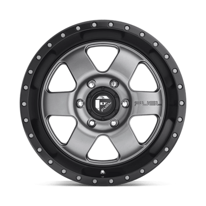 Fuel Offroad D619 PODIUM Matte Gunmetal Black Bead Ring 18x9 +1 5x127mm 78.1mm