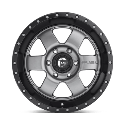 Fuel Offroad D619 PODIUM Matte Gunmetal Black Bead Ring 18x9 +20 6x135mm 87.1mm