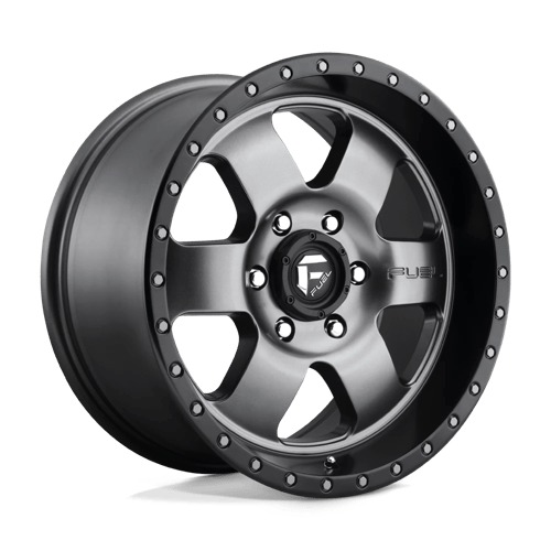 Fuel Offroad D619 PODIUM Matte Gunmetal Black Bead Ring 18x9 +20 6x135mm 87.1mm