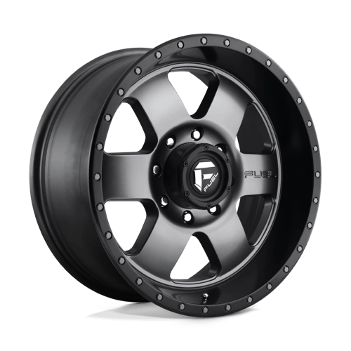 Fuel Offroad D619 PODIUM Matte Gunmetal Black Bead Ring 20x9 +1 8x170mm 125.1mm