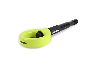 Front tow hook for 2013-2017 Subaru Crosstrek, featuring a bright green design and durable construction.