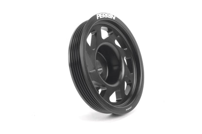 Perrin Lightweight Crank Pulley No AC for 2002-2014 WRX, STI, Outback, Forester, Legacy, Impreza