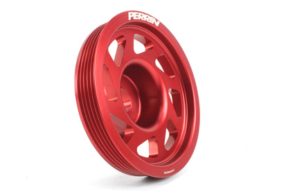 Perrin Lightweight Crank Pulley No AC for 2002-2014 WRX, STI, Outback, Forester, Legacy, Impreza