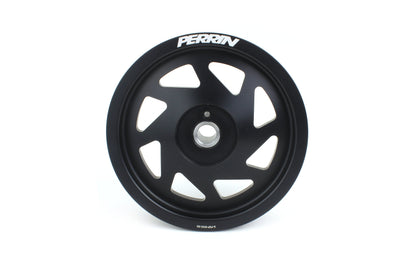 Lightweight crank pulley designed for 2022-2025 WRX, BRZ, FR-S, 86, Legacy XT, Forester, Impreza, and Ascent.