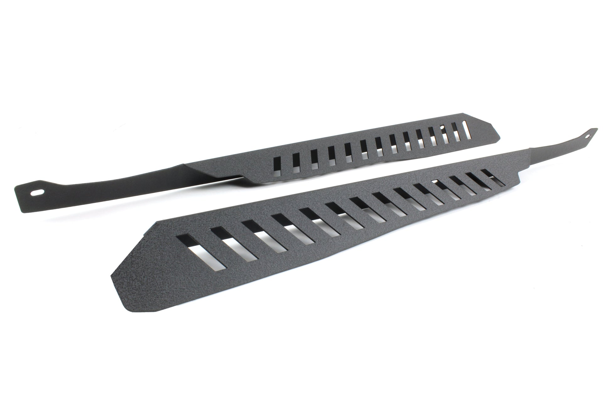 Fender shrouds for 2008-2014 WRX/STI and Impreza, designed for improved airflow and engine performance.