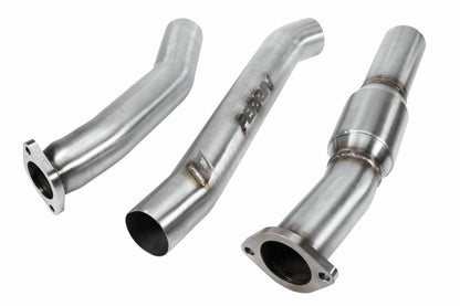 Perrin Exhaust Front Pipe With Catalyst for 2022-2025 Manual WRX