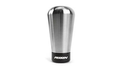 Perrin shift knob for 2004-2021 Subaru STI, featuring a sleek aluminum design for improved grip and style.