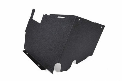 Heatshield for 2022-2025 WRX Cold Air Intake, featuring a sleek black design with precise cutouts for optimal fit.