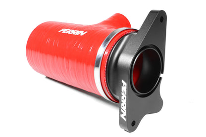 Turbo inlet hose for 2022-2024 WRX, Outback XT, Wilderness, Legacy XT, and Ascent, featuring a durable red design.