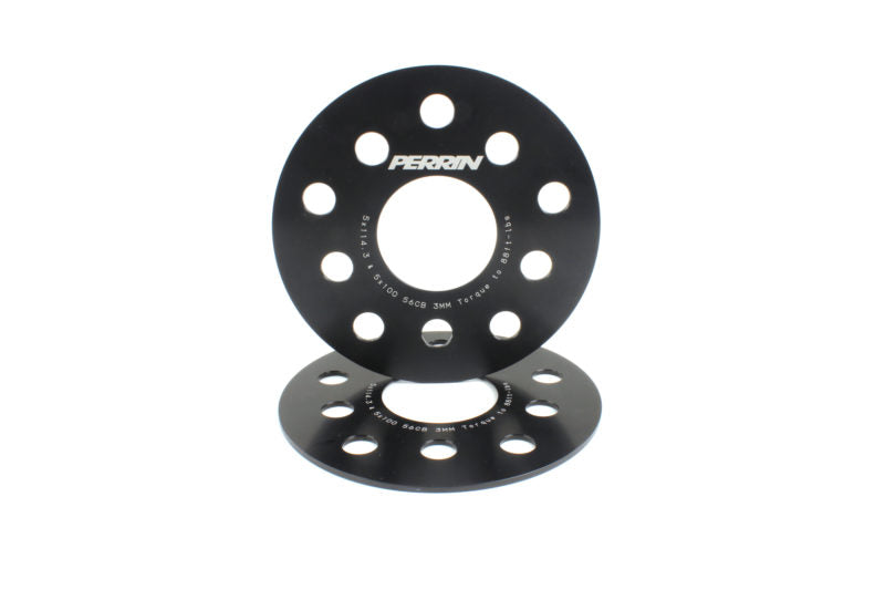 Perrin Wheel Spacers 3mm for 2002-2026 WRX, STI, Forester, Outback, Legacy, Impreza, BRZ, FR-S, 86