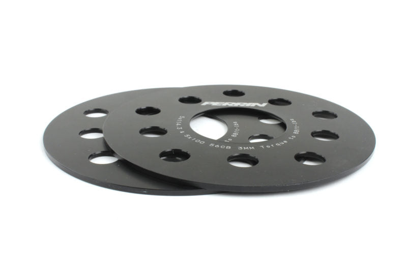 Perrin Wheel Spacers 3mm for 2002-2026 WRX, STI, Forester, Outback, Legacy, Impreza, BRZ, FR-S, 86