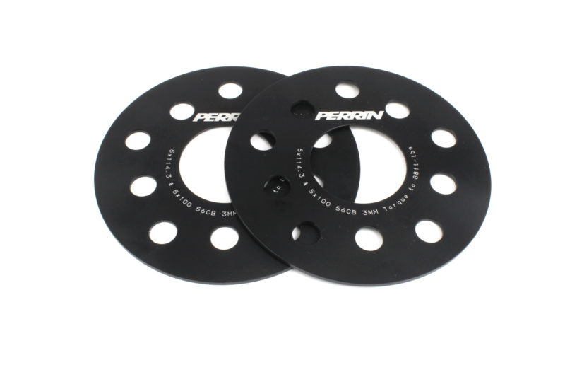Perrin Wheel Spacers 3mm for 2002-2026 WRX, STI, Forester, Outback, Legacy, Impreza, BRZ, FR-S, 86