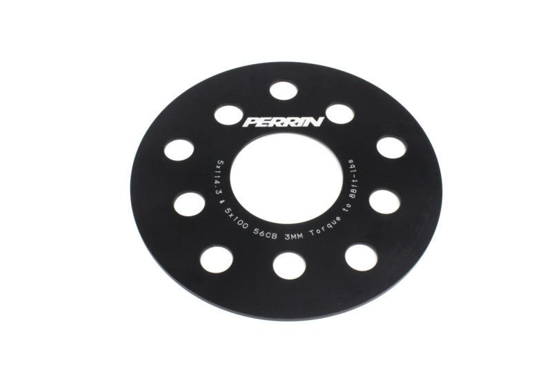 Perrin Wheel Spacers 3mm for 2002-2026 WRX, STI, Forester, Outback, Legacy, Impreza, BRZ, FR-S, 86