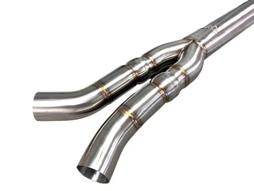 MAD BMW G87 M2 S58 Non-Resonated Single Midpipe (Brace Included)