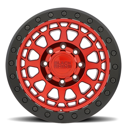 Black Rhino PRIMM BEADLOCK Candy Red W/ Black Ring 17x8.5 -38 8x165.1mm 125.1mm