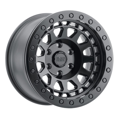 Black Rhino PRIMM BEADLOCK Matte Black W/ Black Bolts 17x8.5 -38 5x127mm 71.5mm