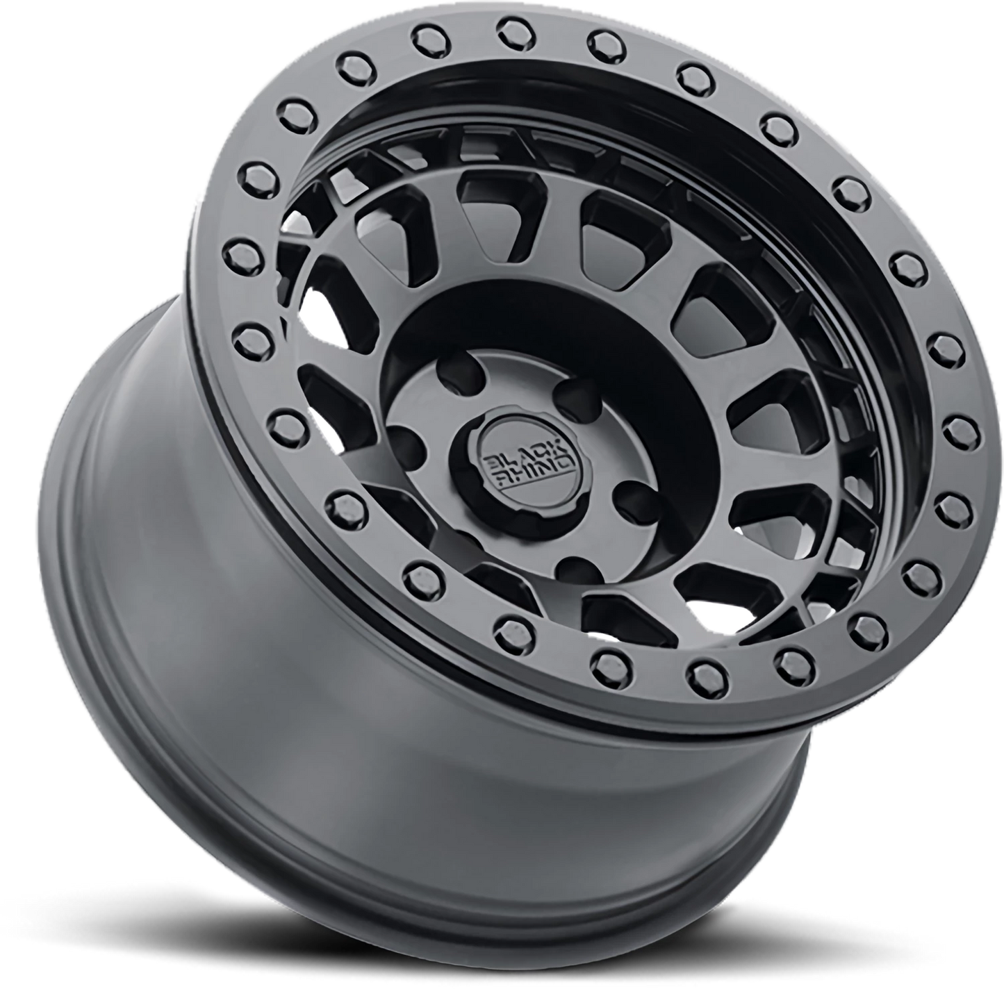 Black Rhino PRIMM BEADLOCK Matte Black W/ Black Bolts 17x8.5 0 6x139.7mm 112.1mm