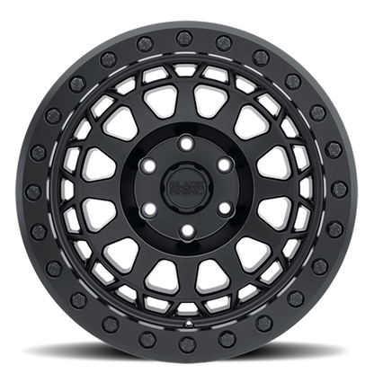 Black Rhino PRIMM BEADLOCK Matte Black W/ Black Bolts 17x8.5 0 6x135mm 87.1mm