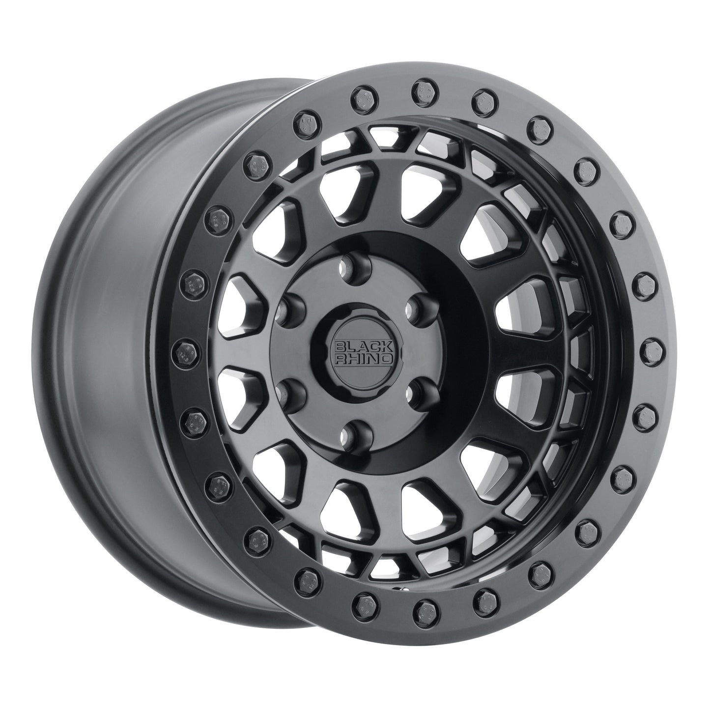 Black Rhino PRIMM BEADLOCK Matte Black W/ Black Bolts 17x8.5 0 6x135mm 87.1mm