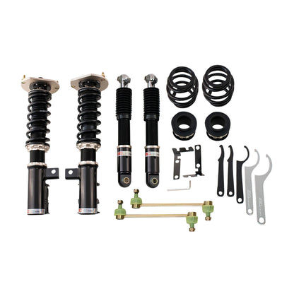 BC Racing BR Series coilovers on white background