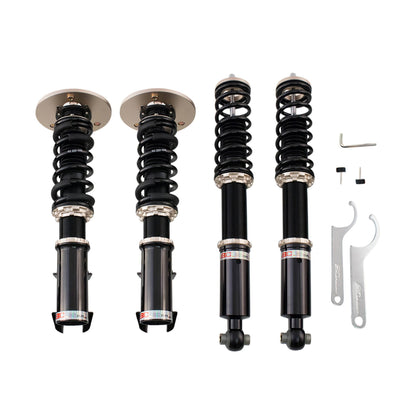 BC Racing BR Series coilovers on white background