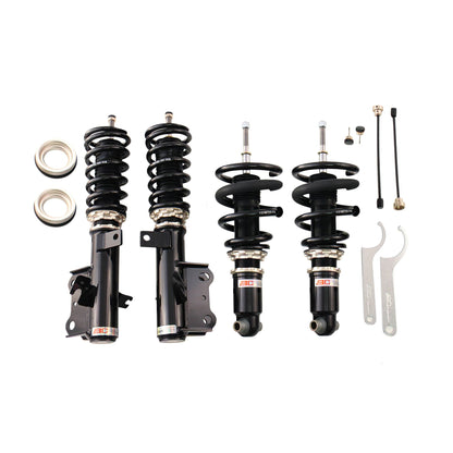 BC Racing BR Series coilovers on white background