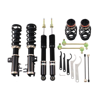 BC Racing BR Series coilovers on white background