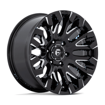Fuel Offroad D828 QUAKE Gloss Black Milled 18x9 +1 6x139.7mm 106.1mm