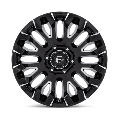 Fuel Offroad D828 QUAKE Gloss Black Milled 18x9 +1 6x139.7mm 106.1mm