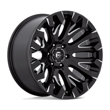 Fuel Offroad D828 QUAKE Gloss Black Milled 20x9 +1 5x127mm 71.5mm