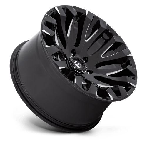 Fuel Offroad D828 QUAKE Gloss Black Milled 20x9 +1 5x127mm 71.5mm