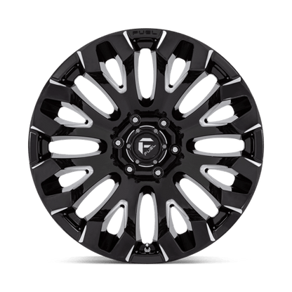 Fuel Offroad D828 QUAKE Gloss Black Milled 20x10 -18 6x135mm 87.1mm