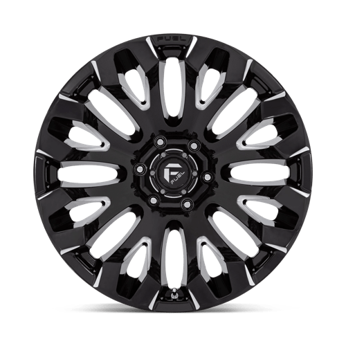 Fuel Offroad D828 QUAKE Gloss Black Milled 18x9 +1 5x150mm 110.1mm