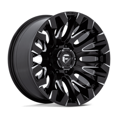 Fuel Offroad D828 QUAKE Gloss Black Milled 20x10 -18 8x170mm 125.1mm
