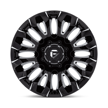 Fuel Offroad D828 QUAKE Gloss Black Milled 20x10 -18 8x165.1mm 125.1mm