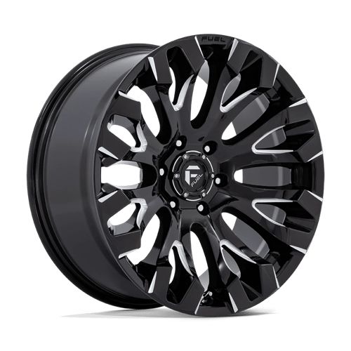 Fuel Offroad D828 QUAKE Gloss Black Milled 20x9 +1 6x135mm 87.1mm