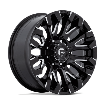 Fuel Offroad D828 QUAKE Gloss Black Milled 20x9 +1 8x180mm 124.2mm