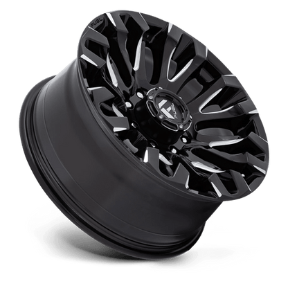 Fuel Offroad D828 QUAKE Gloss Black Milled 20x9 +1 8x165.1mm 125.1mm