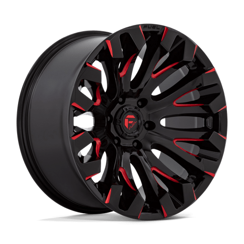 Fuel Offroad D829 QUAKE Gloss Black Milled Red Tint 18x9 +1 5x139.7mm 78.1mm