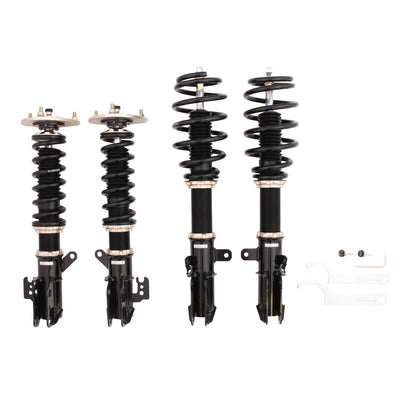 BC Racing BR Series coilovers on white background
