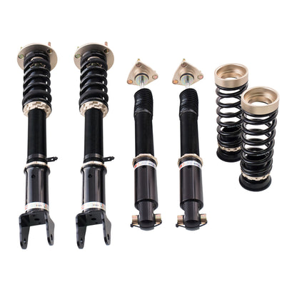 BC Racing BR Series coilovers on white background