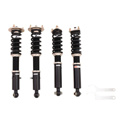 BC Racing BR Series coilovers on white background
