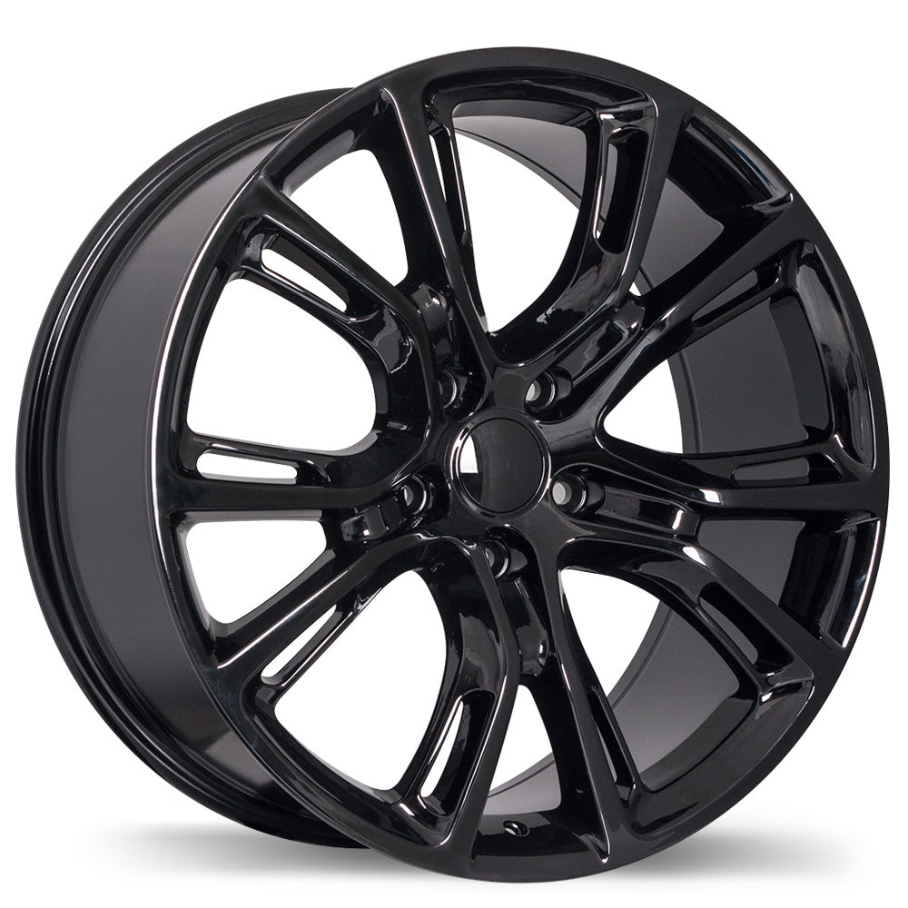 Replika R148B Gloss Black 18x8 +34 5x127mm 71.5mm