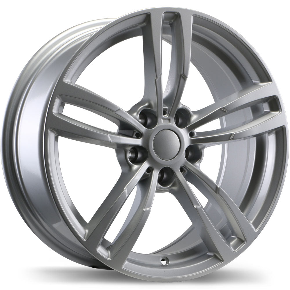 Replika R163A Gloss Silver 19x8.5 +25 5x112mm 66.6mm