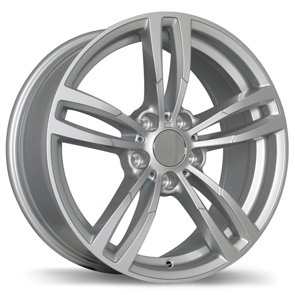 Replika R163A Gloss Silver 18x8 +35 5x120mm 74.1mm