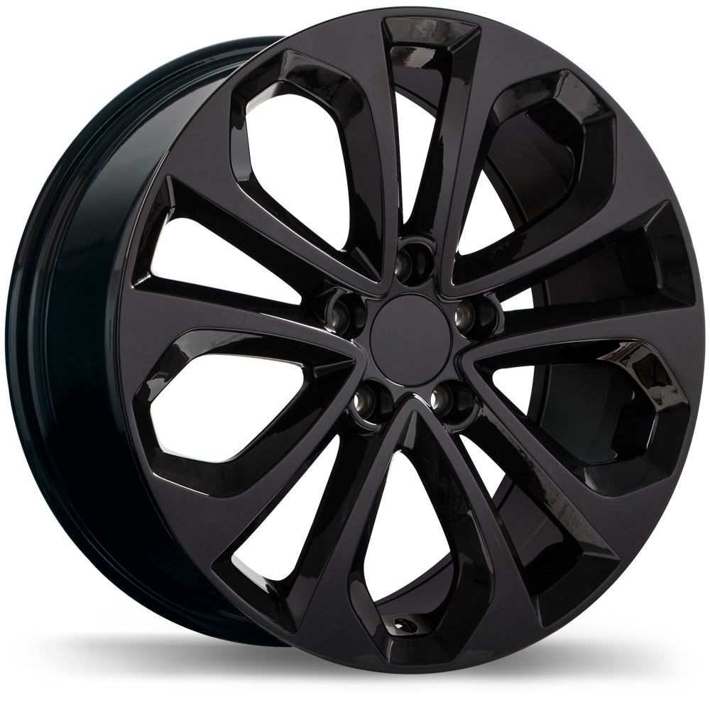Replika R191 Gloss Black 18x8 +50 5x114.3mm 64.1mm