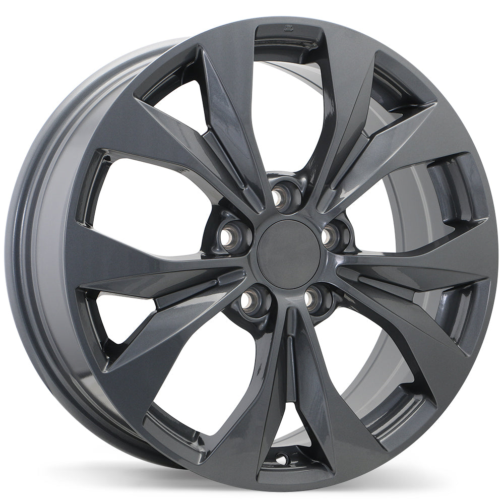 Replika R192 Gloss Gunmetal 17x7 +45 5x114.3mm 64.1mm