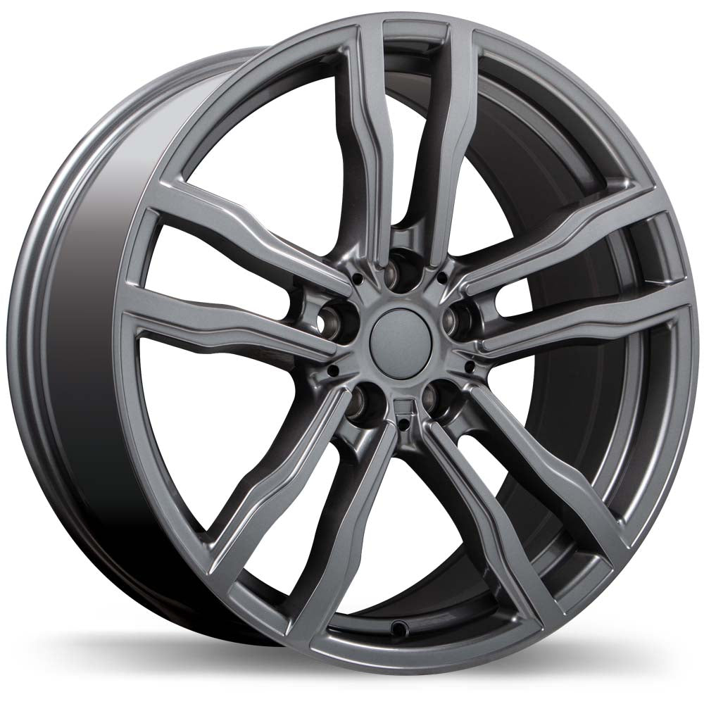 Replika R200 Gloss Gunmetal 19x8.5 +35 5x112mm 66.6mm